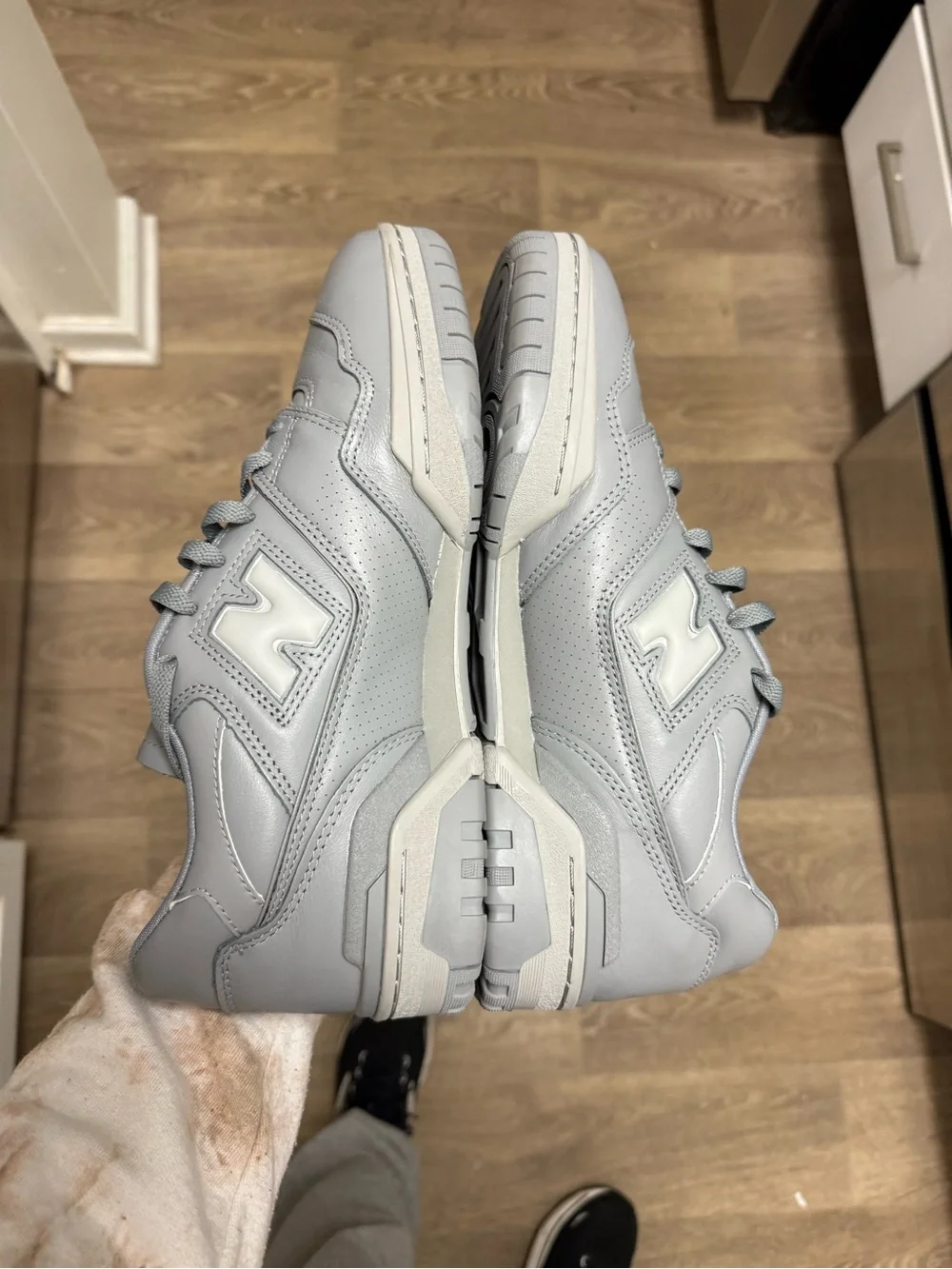New Balance 550 Grey Grey BB550MCB Men Size 10.5 Used
